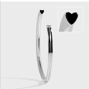 EUC Stella Valle Heart Bracelet-Silver